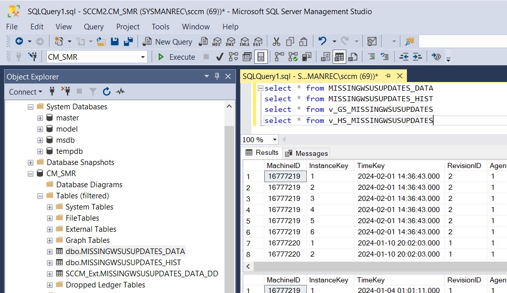 Using wsusscn2.cab to find missing WSUS updates and extending the